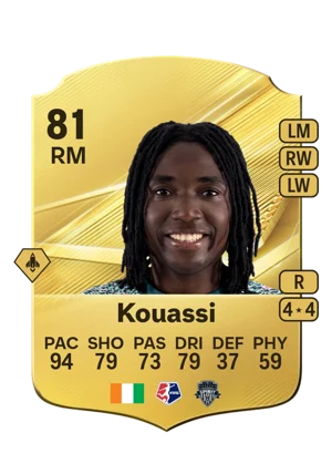 Kouassi - 81 - Rare EA FC 27 card