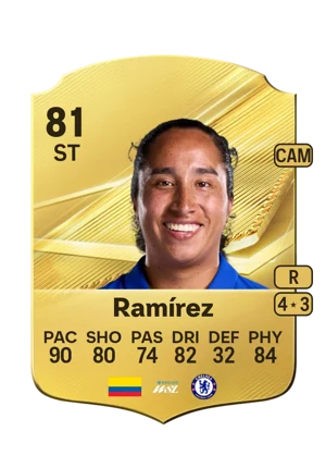 Ramírez - 81 - Rare EA FC 27 card