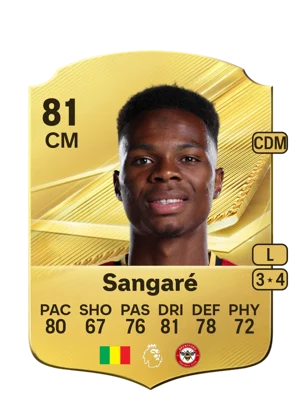 Sangaré - 81 - Rare EA FC 27 card