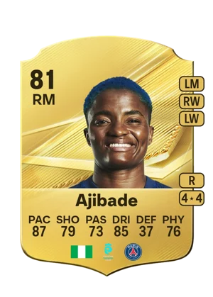 Ajibade - 81 - Rare EA FC 27 card