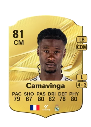 Camavinga - 81 - Rare EA FC 27 card