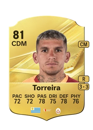 Torreira - 81 - Rare EA FC 27 card