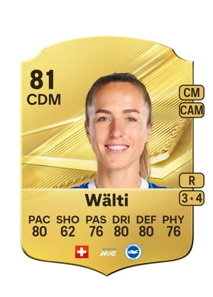 Wälti - 81 - Rare EA FC 27 card