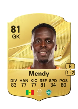 Mendy - 81 - Rare EA FC 27 card