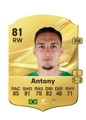 Antony - 81 - Rare EA FC 27 card