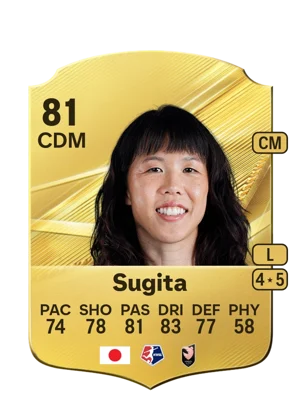 Sugita - 81 - Rare EA FC 27 card