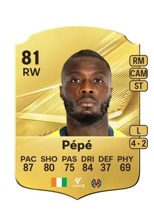 Pépé - 81 - Rare EA FC 27 card