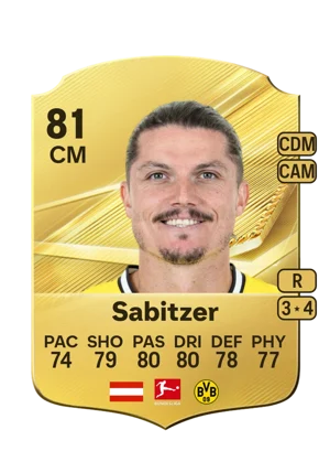 Sabitzer - 81 - Rare EA FC 27 card