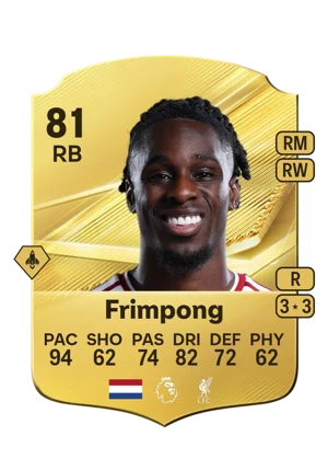Frimpong - 81 - Rare EA FC 27 card