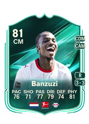Banzuzi - 81 - Squad Foundations EA FC 27 card
