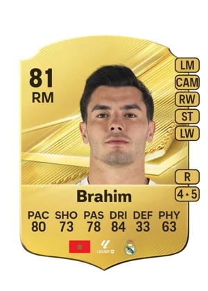 Brahim - 81 - Rare EA FC 27 card