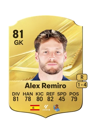 Álex Remiro - 81 - Rare EA FC 27 card