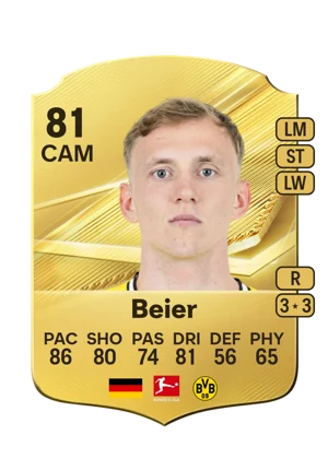 Beier - 81 - Rare EA FC 27 card