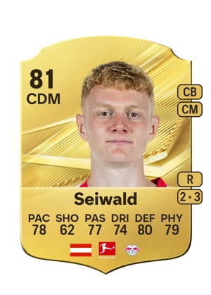 Seiwald - 81 - Rare EA FC 27 card