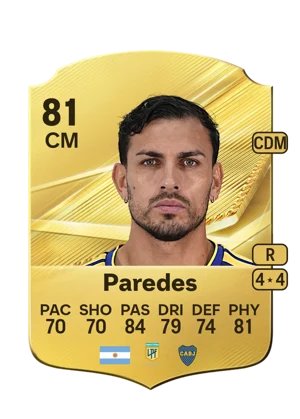 Paredes - 81 - Rare EA FC 27 card