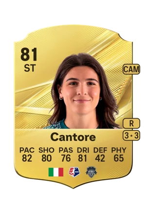 Cantore - 81 - Rare EA FC 27 card