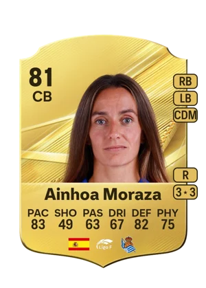 Ainhoa Moraza - 81 - Rare EA FC 27 card