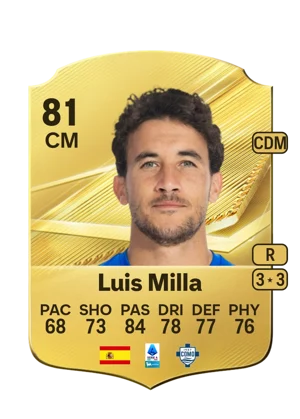Luis Milla - 81 - Rare EA FC 27 card