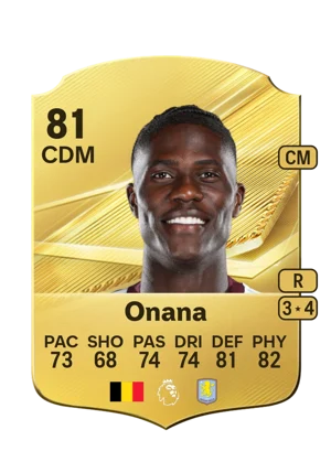 Onana - 81 - Rare EA FC 27 card