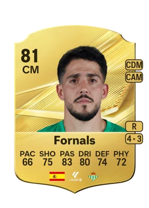 Fornals - 81 - Rare EA FC 27 card