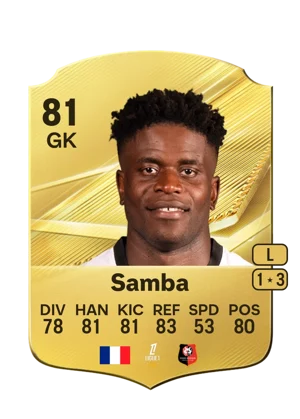 Samba - 81 - Rare EA FC 27 card
