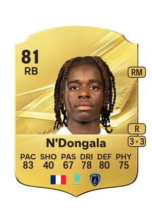 N'Dongala - 81 - Rare EA FC 27 card