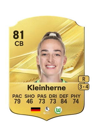 Kleinherne - 81 - Rare EA FC 27 card