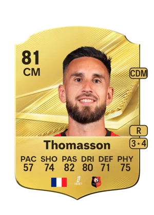 Thomasson - 81 - Rare EA FC 27 card