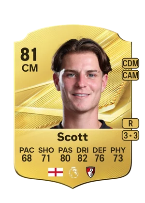 Scott - 81 - Rare EA FC 27 card