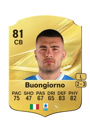 Buongiorno - 81 - Rare EA FC 27 card