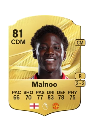 Mainoo - 81 - Rare EA FC 27 card