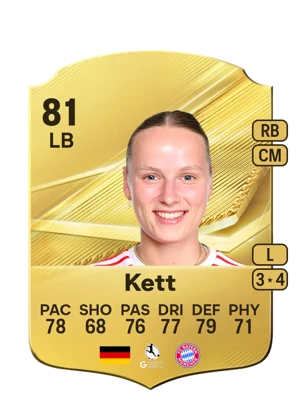 Kett - 81 - Rare EA FC 27 card