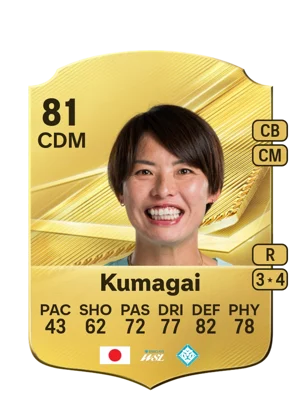 Kumagai - 81 - Rare EA FC 27 card