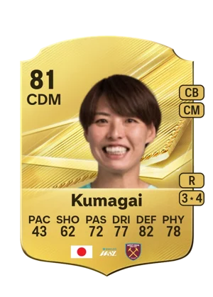 Kumagai - 81 - Rare EA FC 27 card