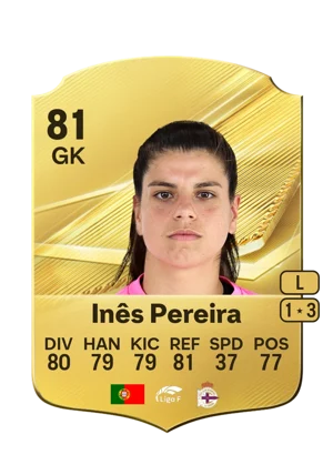 Inês Pereira - 81 - Rare EA FC 27 card