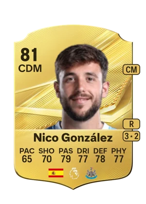 Nico González - 81 - Rare EA FC 27 card