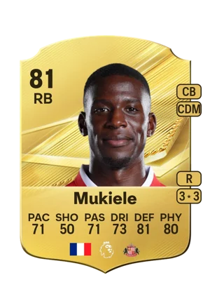 Mukiele - 81 - Rare EA FC 27 card