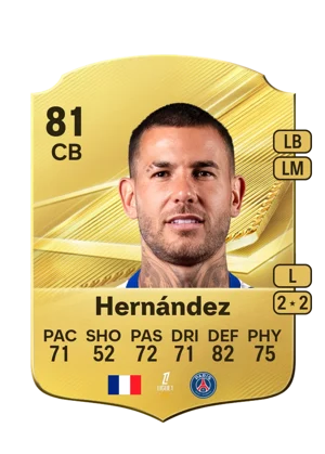 Hernández - 81 - Rare EA FC 27 card