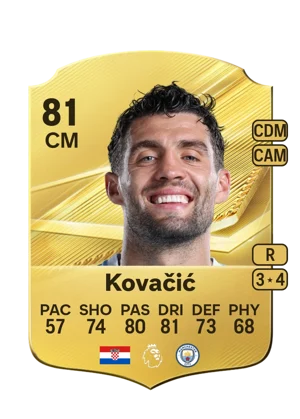 Kovačić - 81 - Rare EA FC 27 card
