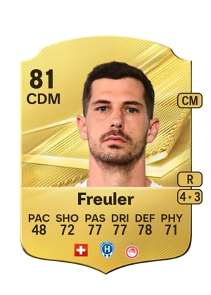 Freuler - 81 - Rare EA FC 27 card
