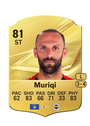 Muriqi - 81 - Rare EA FC 27 card