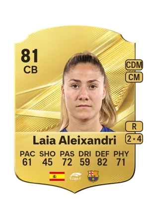 Laia Aleixandri - 81 - Rare EA FC 27 card