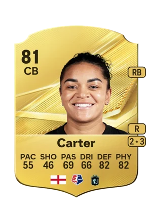 Carter - 81 - Rare EA FC 27 card