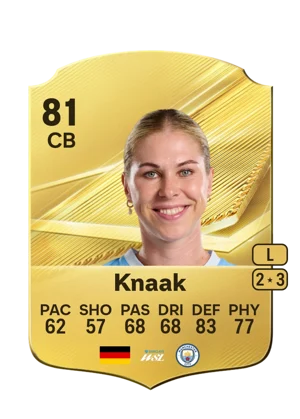 Knaak - 81 - Rare EA FC 27 card