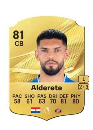Alderete - 81 - Rare EA FC 27 card