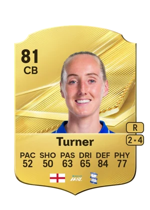 Turner - 81 - Rare EA FC 27 card