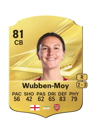 Wubben-Moy - 81 - Rare EA FC 27 card