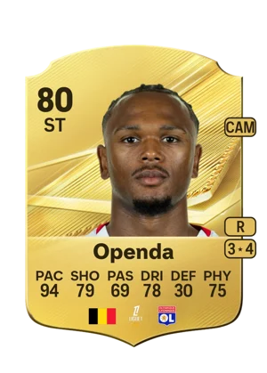 Openda - 80 - Rare EA FC 27 card
