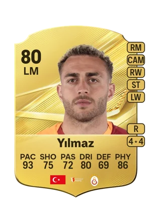 Yılmaz - 80 - Rare EA FC 27 card