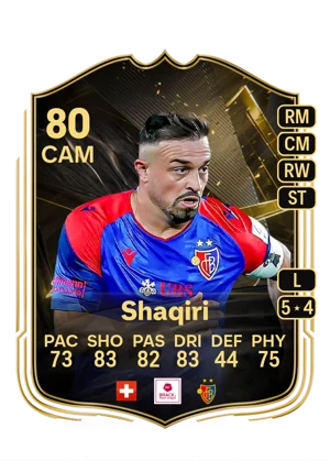 Shaqiri - 80 - Team of the week EA FC 27 card